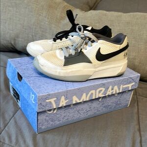 Nike White and Black Retro-Inspired Sneakers